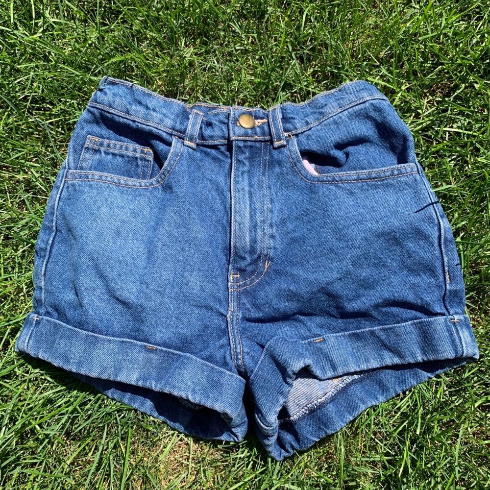 American Apparel High Rise Shorts, 23 inch